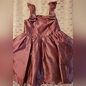 Janie and Jack Satin Plum Formal Dress